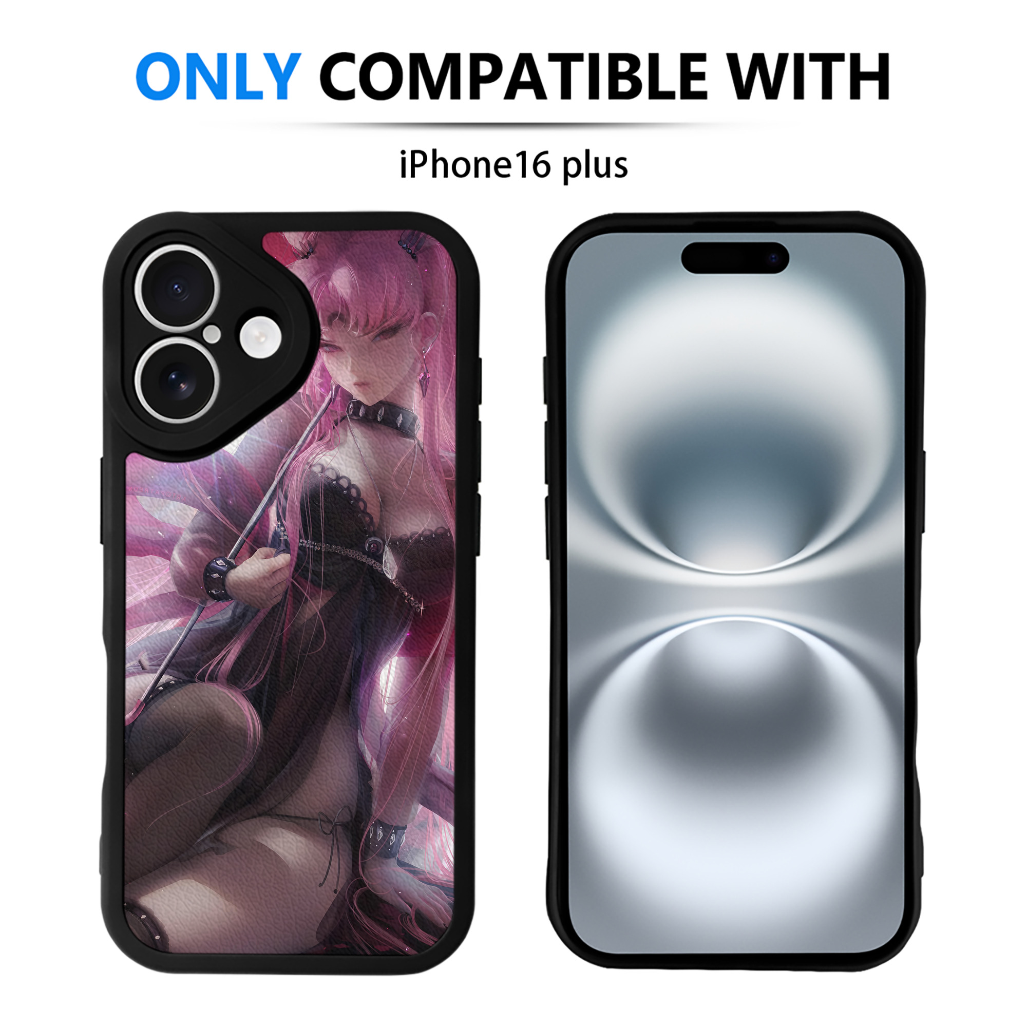 （画像用） 美少女戦士セーラームーン Sailor Moon 【iPhone 16シリーズ対応】シリコンスマホケース（レザー調） 材質：シリコン